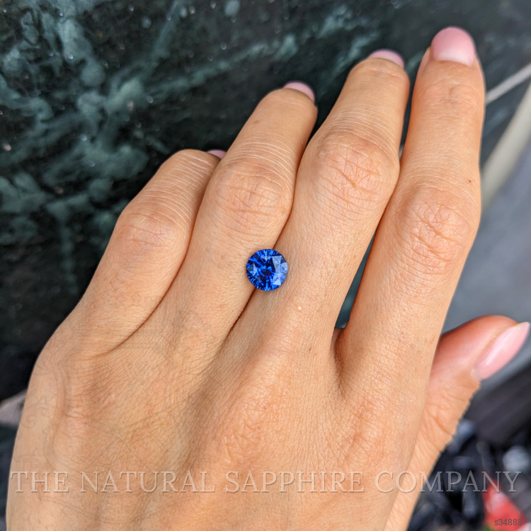1.80 Ct. Blue Sapphire from Ceylon (Sri Lanka)