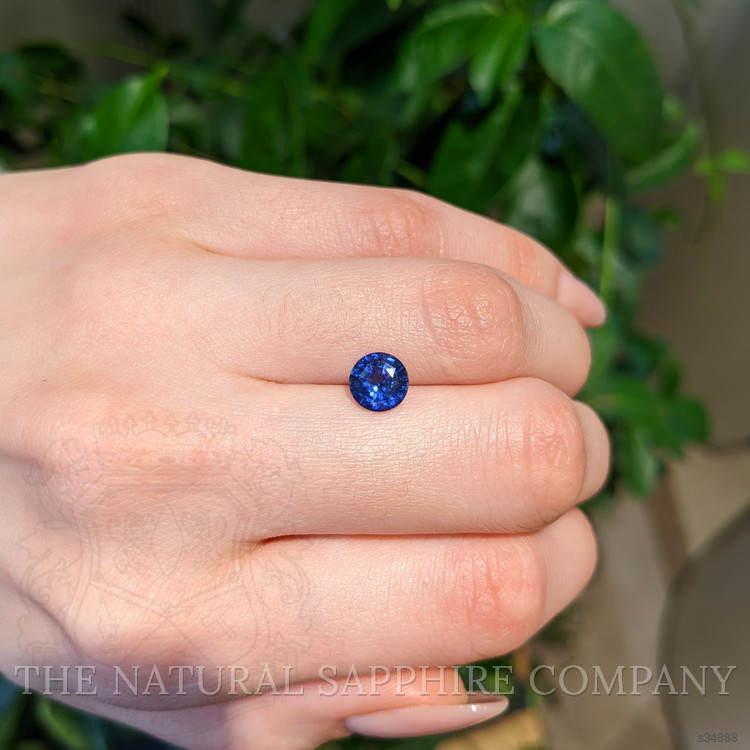 1.80 Ct. Blue Sapphire from Ceylon (Sri Lanka)