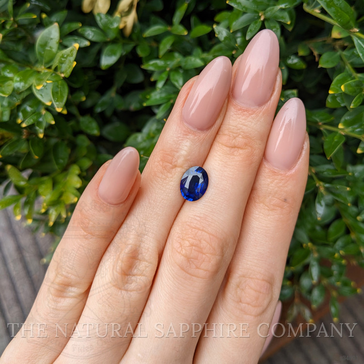 2.92 Ct. Blue Sapphire from Ceylon (Sri Lanka)
