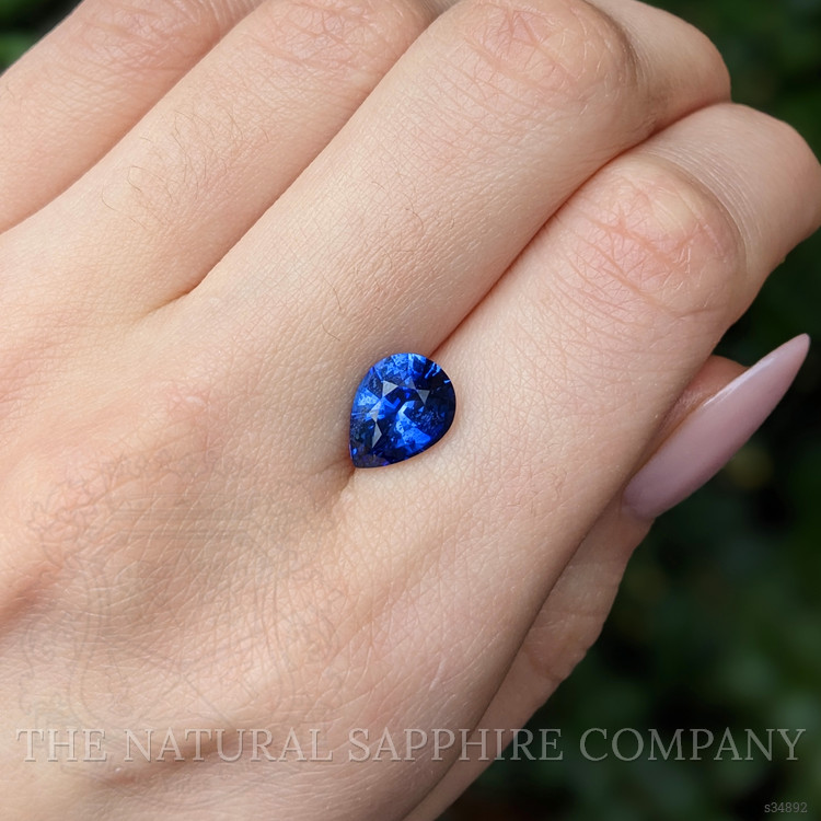 3.29 Ct. Blue Sapphire from Ceylon (Sri Lanka)