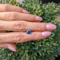 2.10 Ct. Greenish Blue Sapphire from Ceylon (Sri Lanka) Life Style