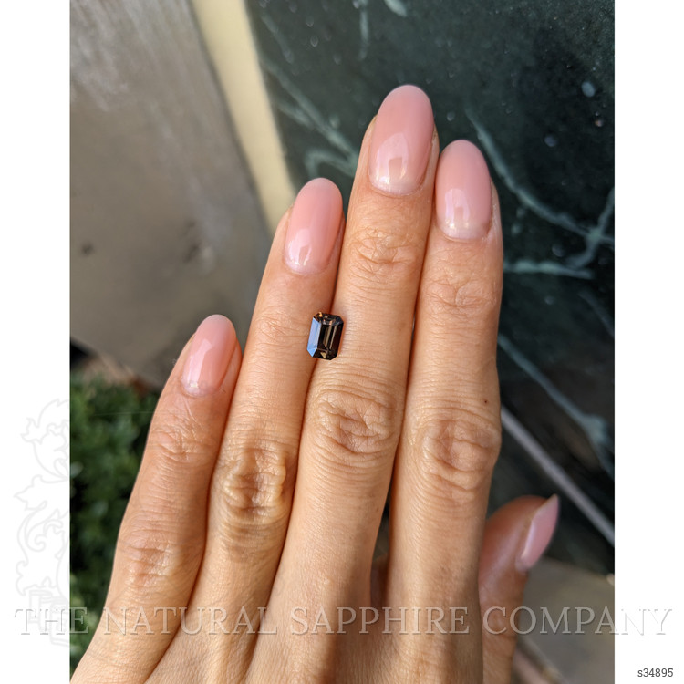 1.68 Ct. Brown Sapphire from Ceylon (Sri Lanka)