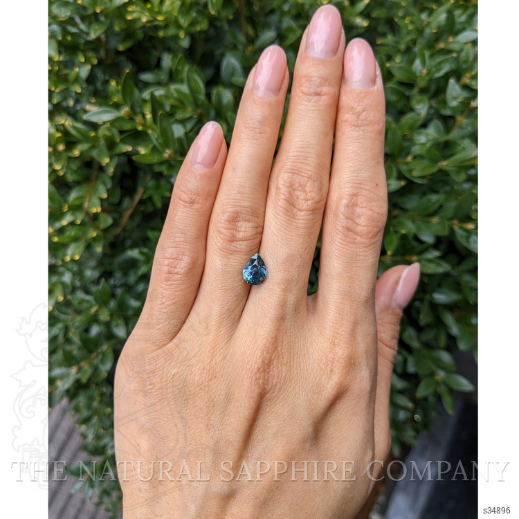 2.01 Ct. Bluish Green Sapphire from Madagascar