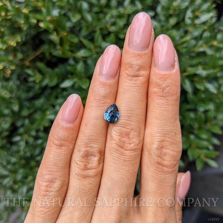 2.01 Ct. Bluish Green Sapphire from Madagascar