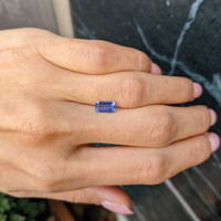 1.51 Ct. Blue Sapphire from Ceylon (Sri Lanka) Life Style
