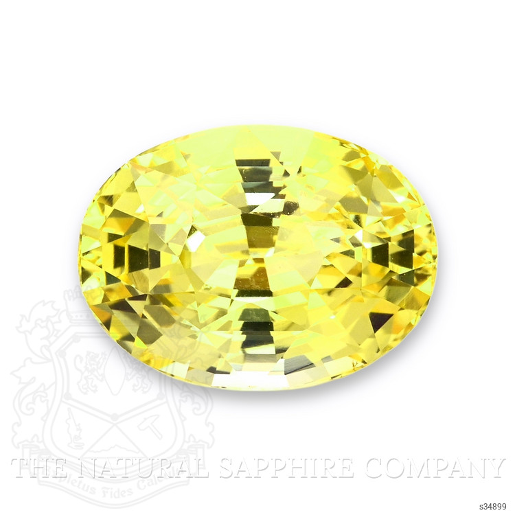 11.94 Ct. Yellow Sapphire from Ceylon (Sri Lanka)
