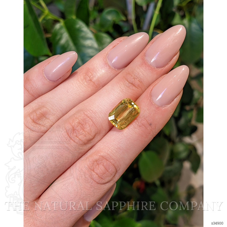 9.02 Ct. Yellow Sapphire from Ceylon (Sri Lanka)