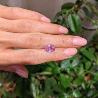 3.20 Ct. Padparadscha Sapphire from Ceylon (Sri Lanka) Life Style