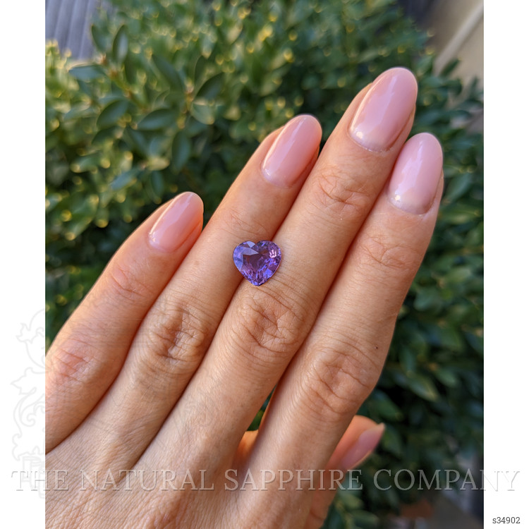 3.04 Ct. Purple Sapphire from Ceylon (Sri Lanka)