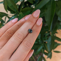 1.55 Ct. Green Sapphire from Madagascar Life Style