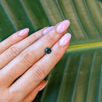 1.55 Ct. Green Sapphire from Madagascar Life Style