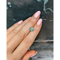 2.04 Ct. Green Sapphire from Madagascar Life Style