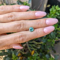 2.04 Ct. Green Sapphire from Madagascar Life Style