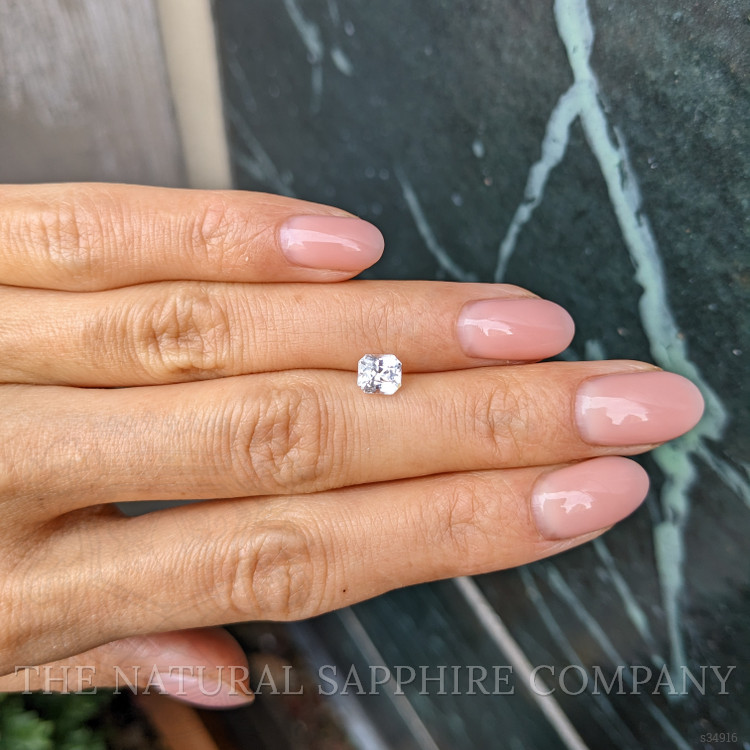 1.16 Ct. White Sapphire from Ceylon (Sri Lanka)