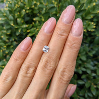 1.16 Ct. White Sapphire from Ceylon (Sri Lanka) Life Style