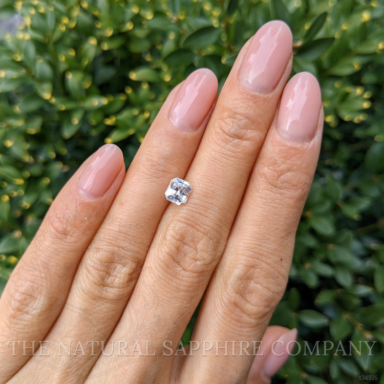 1.16 Ct. White Sapphire from Ceylon (Sri Lanka)