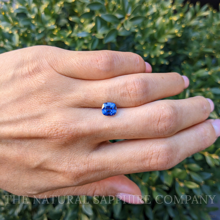 2.08 Ct. Blue Sapphire from Ceylon (Sri Lanka)