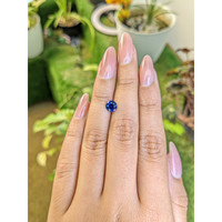 1.11 Ct. Blue Sapphire from Ceylon (Sri Lanka) Life Style