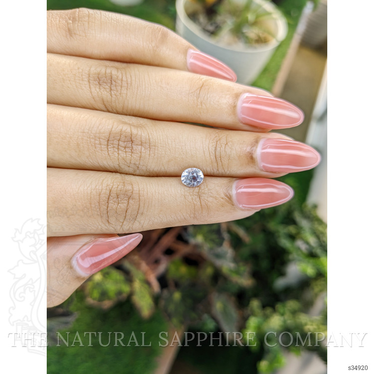 1.14 Ct. Greyish Blue Sapphire from Ceylon (Sri Lanka)
