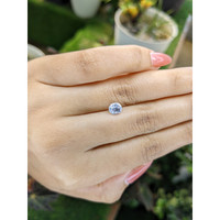 1.14 Ct. Greyish Blue Sapphire from Ceylon (Sri Lanka) Life Style