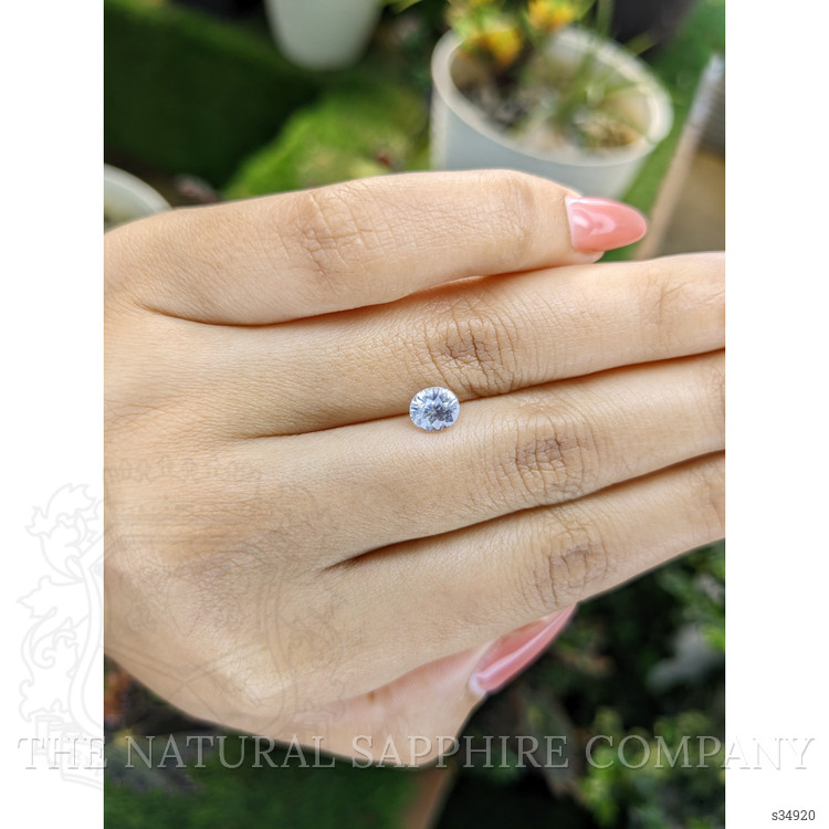 1.14 Ct. Greyish Blue Sapphire from Ceylon (Sri Lanka)