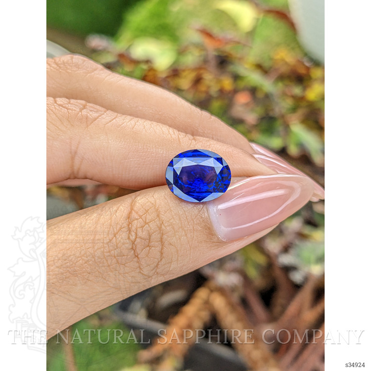 5.24 Ct. Blue Sapphire from Ceylon (Sri Lanka)