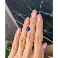 2.51 Ct. Blue Sapphire from Ceylon (Sri Lanka) Life Style