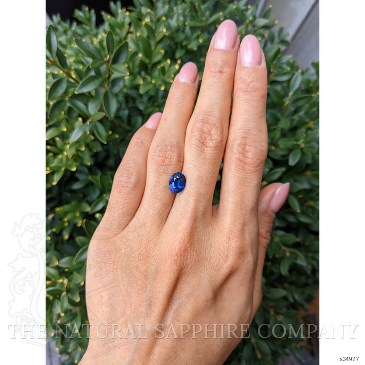 2.51 Ct. Blue Sapphire from Ceylon (Sri Lanka)
