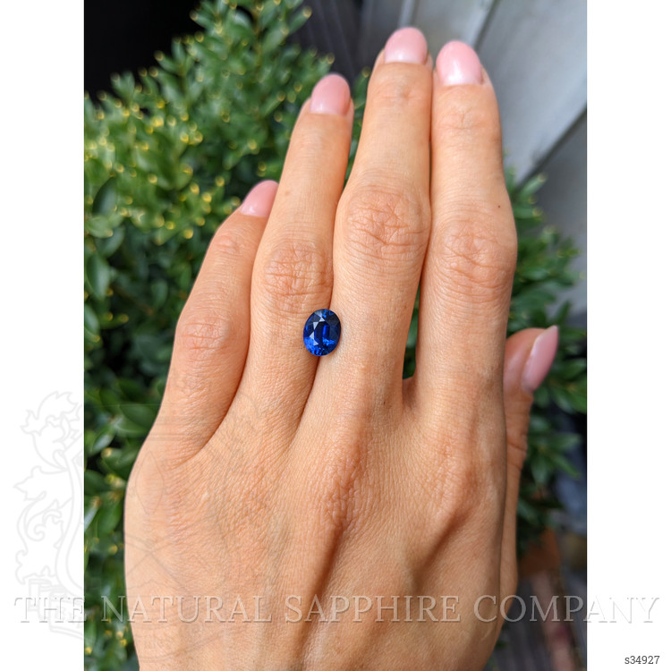 2.51 Ct. Blue Sapphire from Ceylon (Sri Lanka)