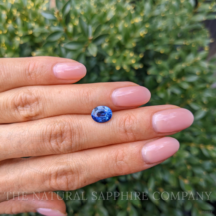 2.12 Ct. Blue Sapphire from Ceylon (Sri Lanka)