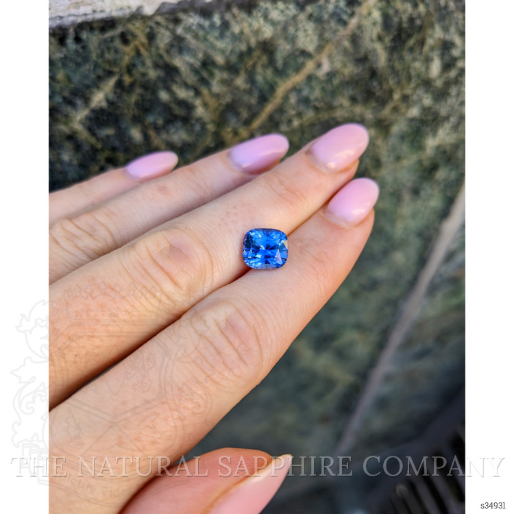 3.13 Ct. Blue Sapphire from Ceylon (Sri Lanka)