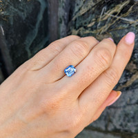 2.17 Ct. Blue Sapphire from Ceylon (Sri Lanka) Life Style