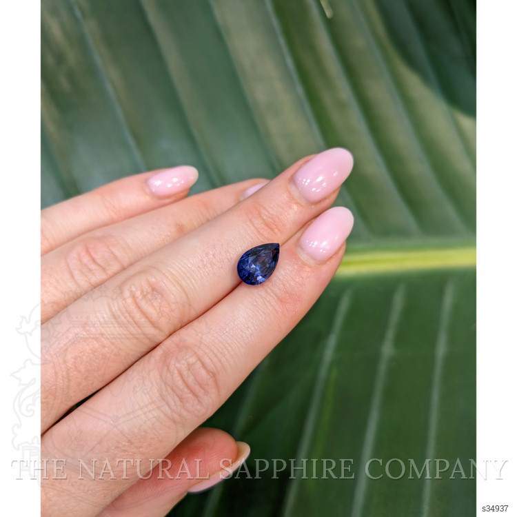 3.79 Ct. Blue Sapphire from Ceylon (Sri Lanka)
