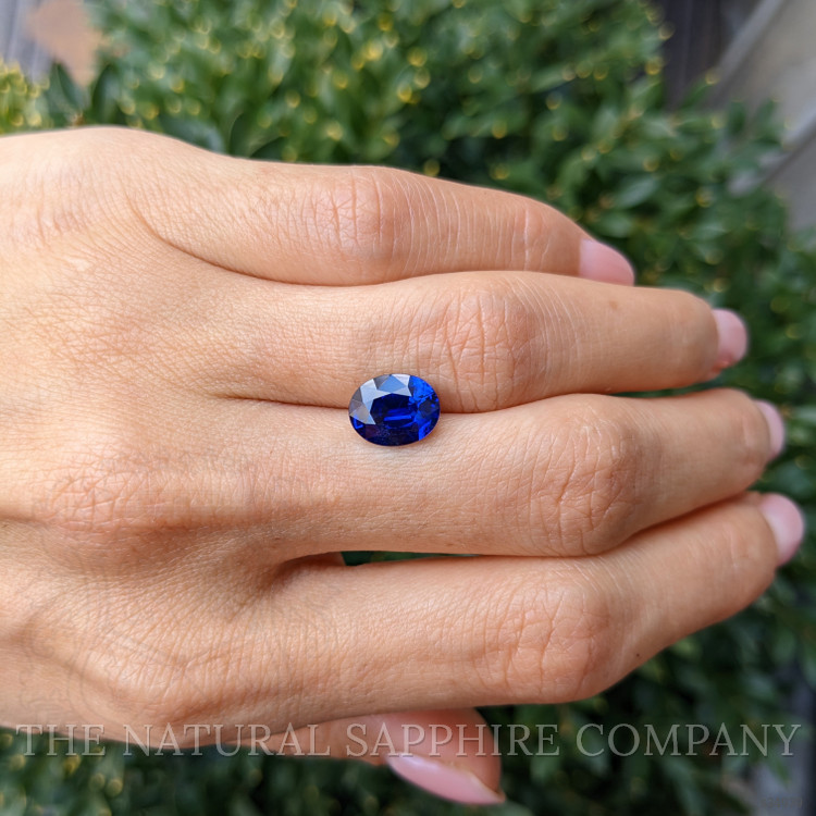 3.26 Ct. Blue Sapphire from Ceylon (Sri Lanka)