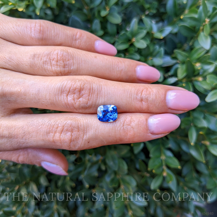 3.18 Ct. Blue Sapphire from Ceylon (Sri Lanka)