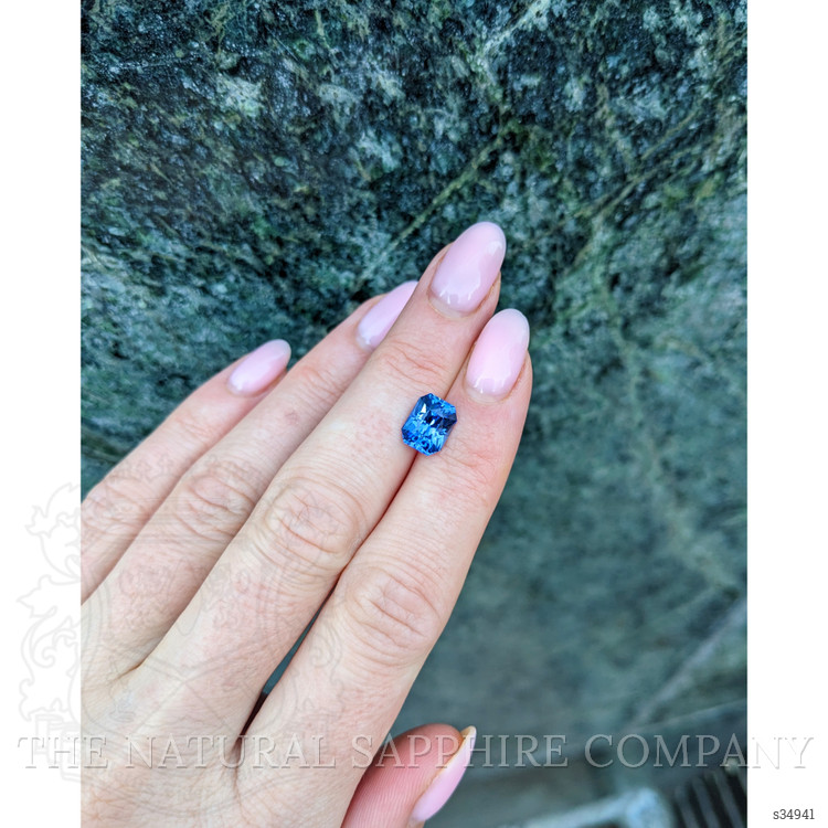 2.86 Ct. Blue Sapphire from Ceylon (Sri Lanka)