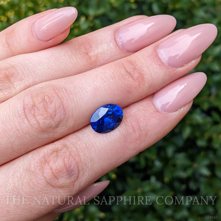 5.03 Ct. Blue Sapphire from Ceylon (Sri Lanka)