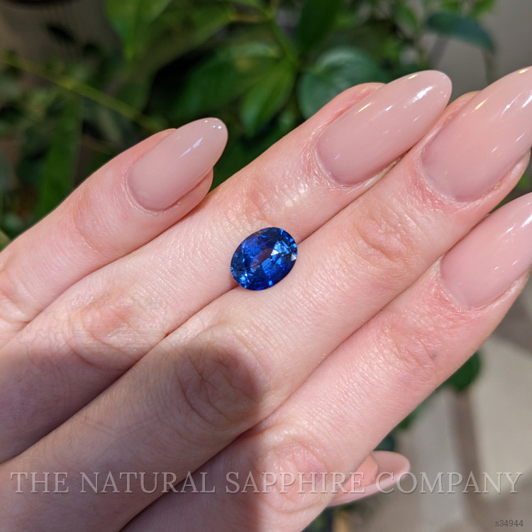 4.10 Ct. Blue Sapphire from Ceylon (Sri Lanka)