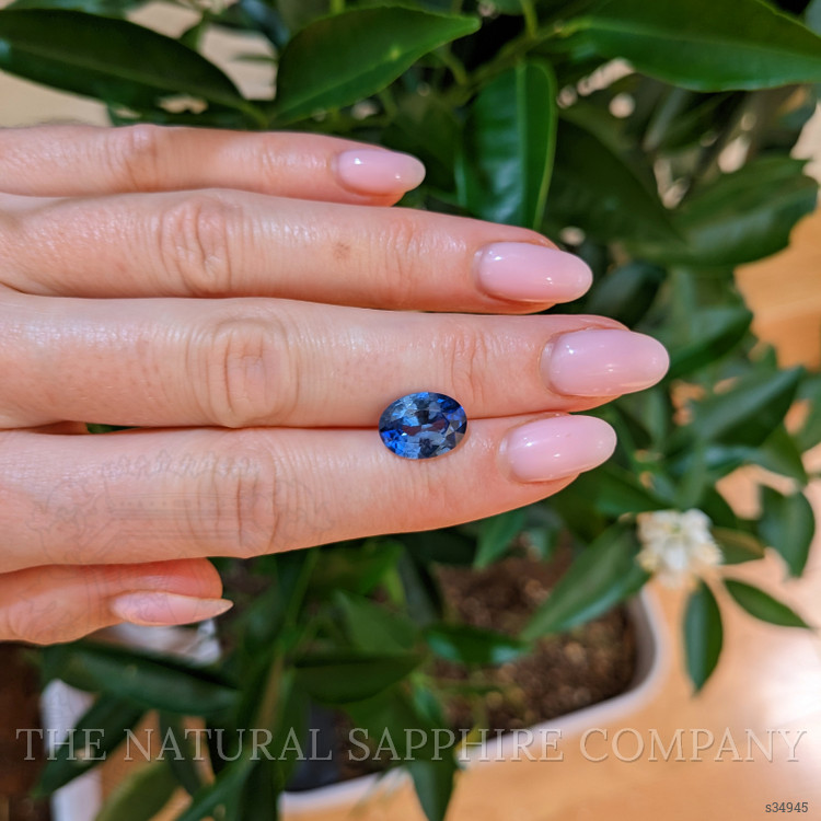 4.23 Ct. Blue Sapphire from Ceylon (Sri Lanka)