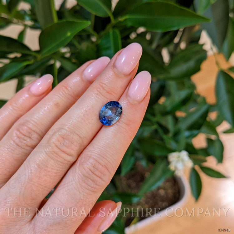 4.23 Ct. Blue Sapphire from Ceylon (Sri Lanka)
