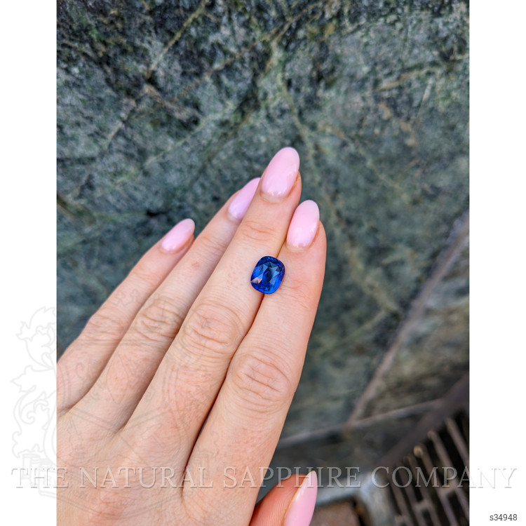 4.06 Ct. Blue Sapphire from Ceylon (Sri Lanka)