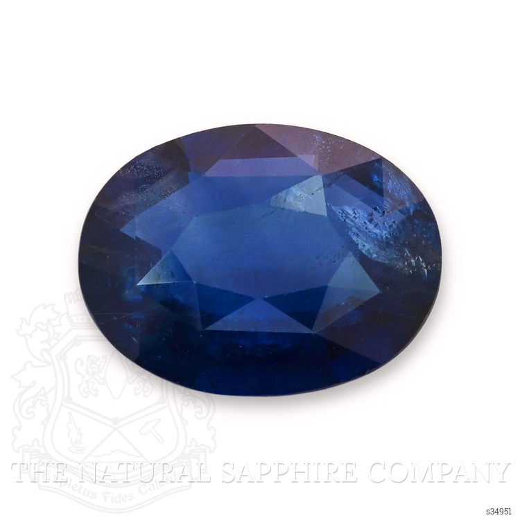 3.91 Ct. Blue Sapphire from Ceylon (Sri Lanka)