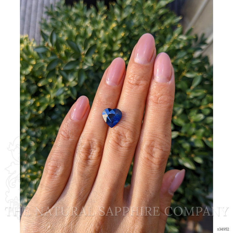 3.68 Ct. Blue Sapphire from Ceylon (Sri Lanka)