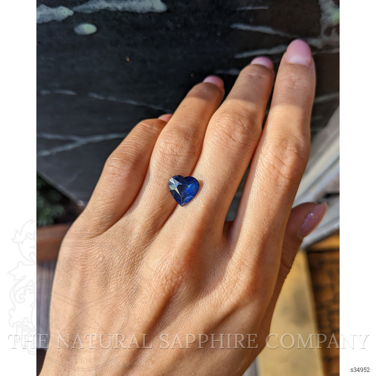 3.68 Ct. Blue Sapphire from Ceylon (Sri Lanka)