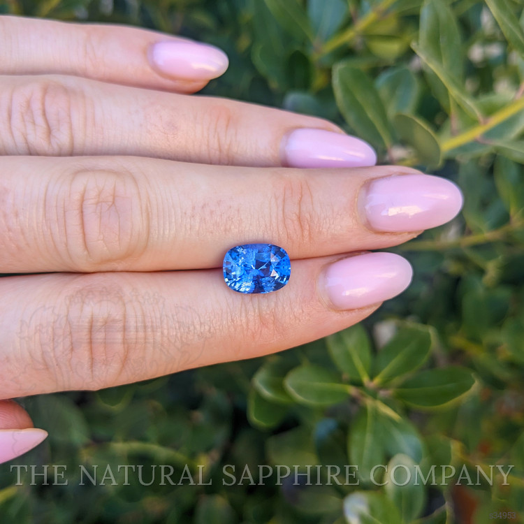 3.41 Ct. Blue Sapphire from Ceylon (Sri Lanka)