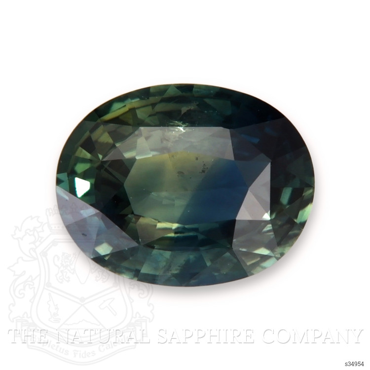 2.01 Ct. Bluish Green Sapphire from Ceylon (Sri Lanka)