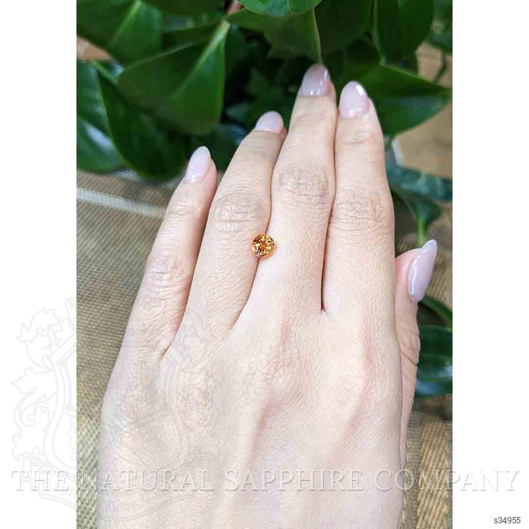 1.08 Ct. Orange Sapphire from Madagascar