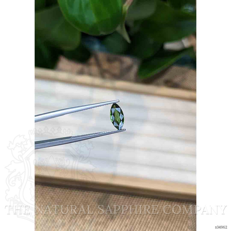 1.04 Ct. Green Sapphire from Thailand