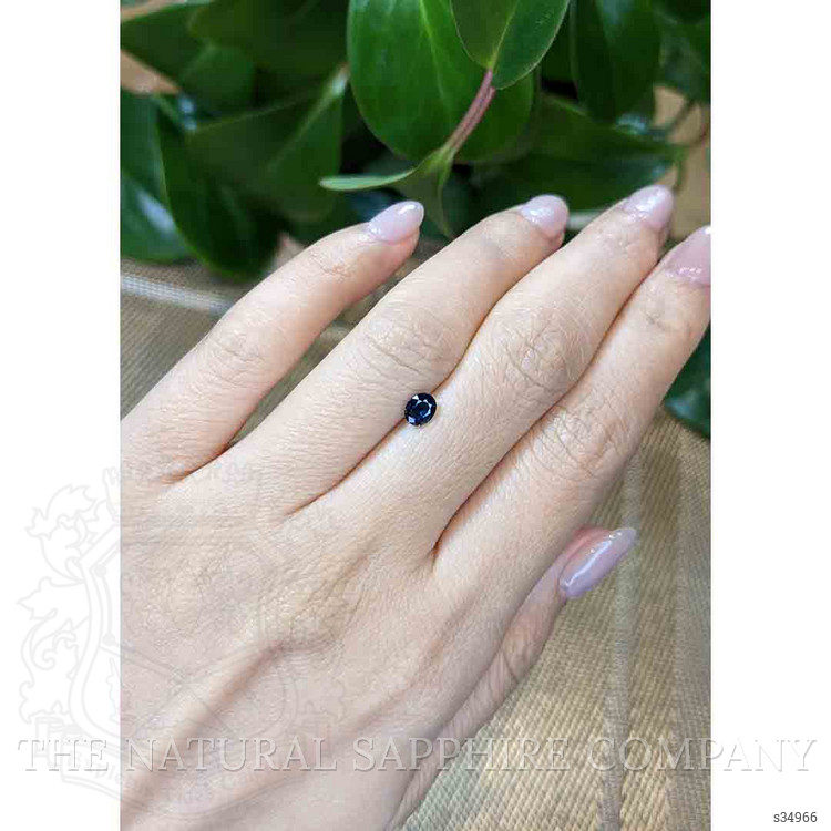 0.56 Ct. Blue Sapphire from Ceylon (Sri Lanka)