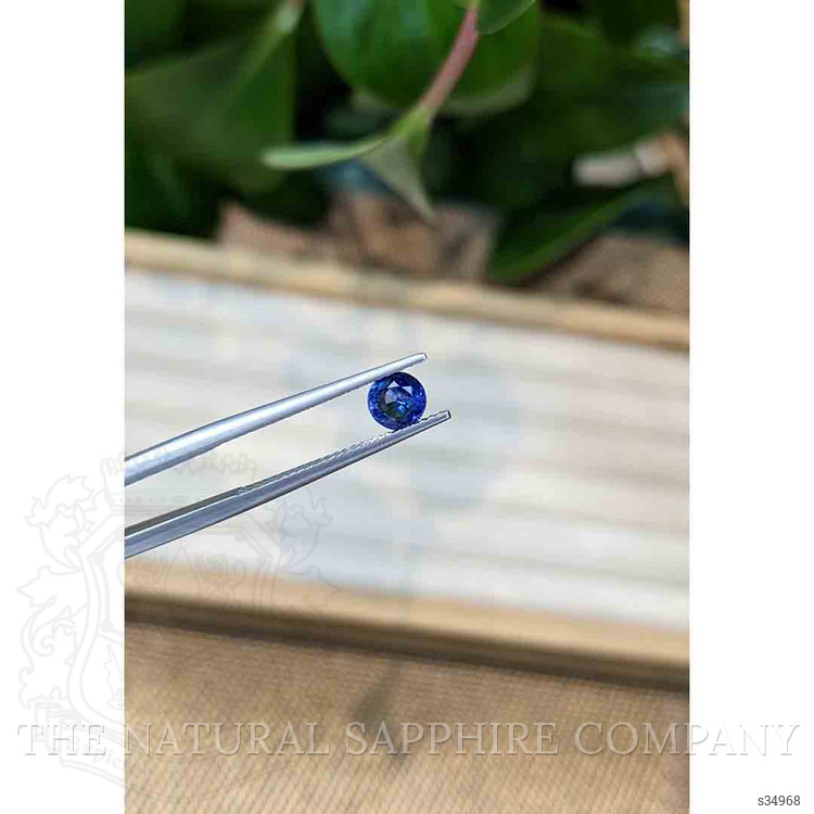 0.70 Ct. Blue Sapphire from Ceylon (Sri Lanka)